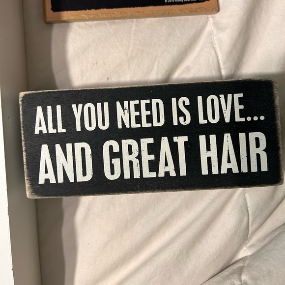 Set of 4 Hair Stylist “sayings” assorted signs Lot/Bundle - Picture 5 of 7